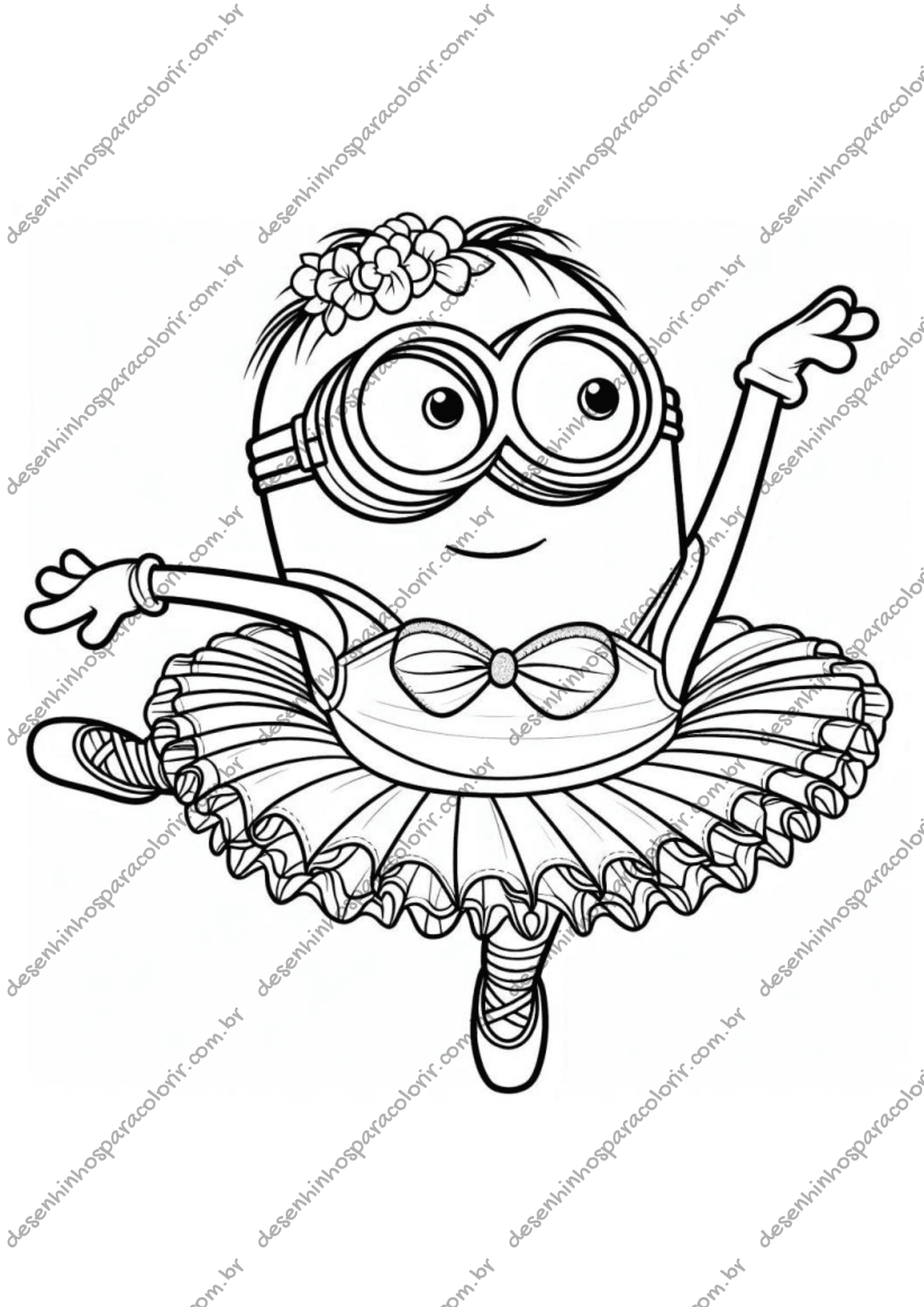 desenhos dos minions para imprimir