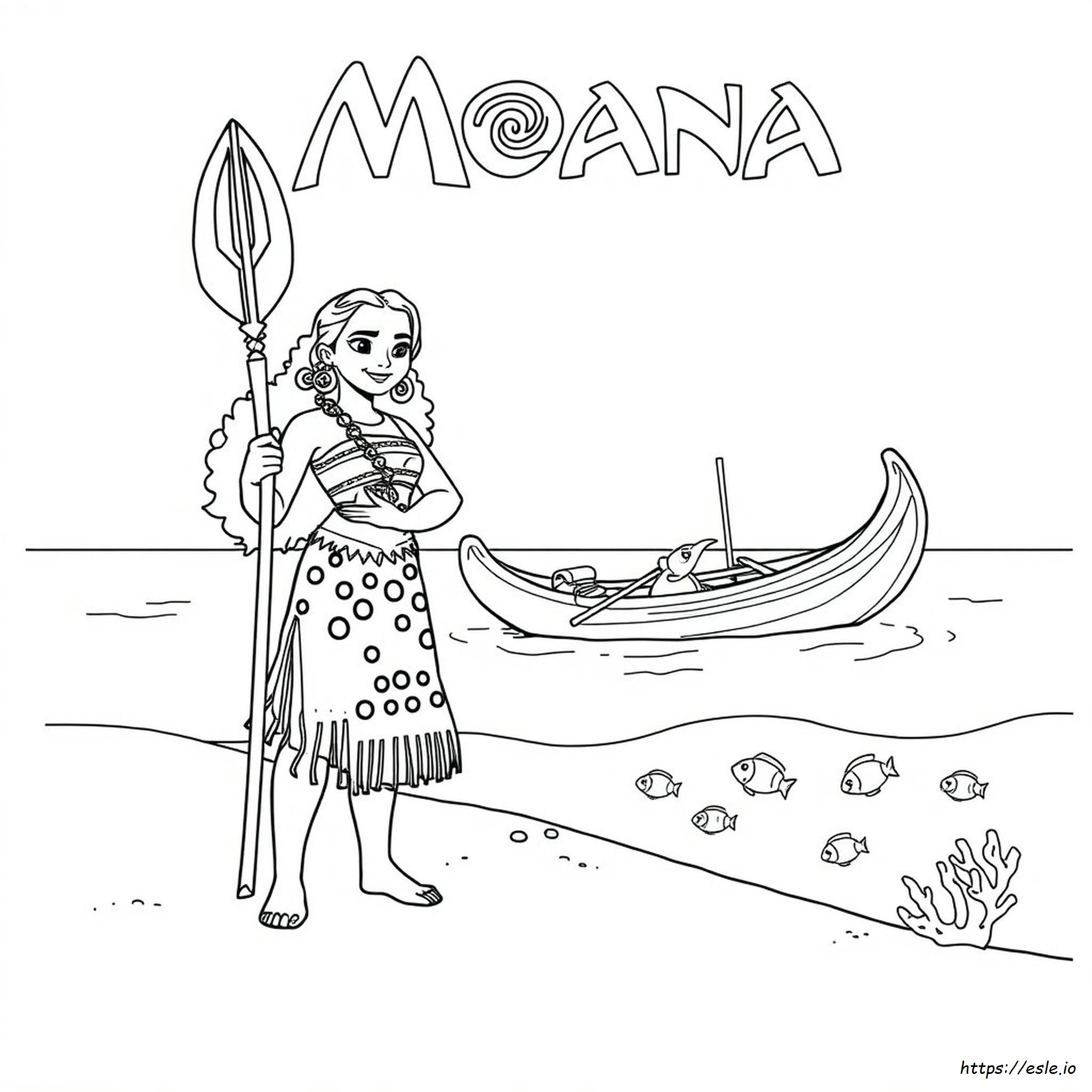 moana desenho para colorir gratis