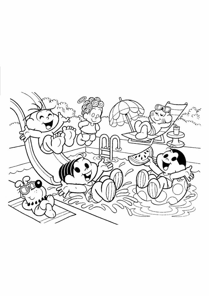 Atividades de arte com a Turma da Mônica