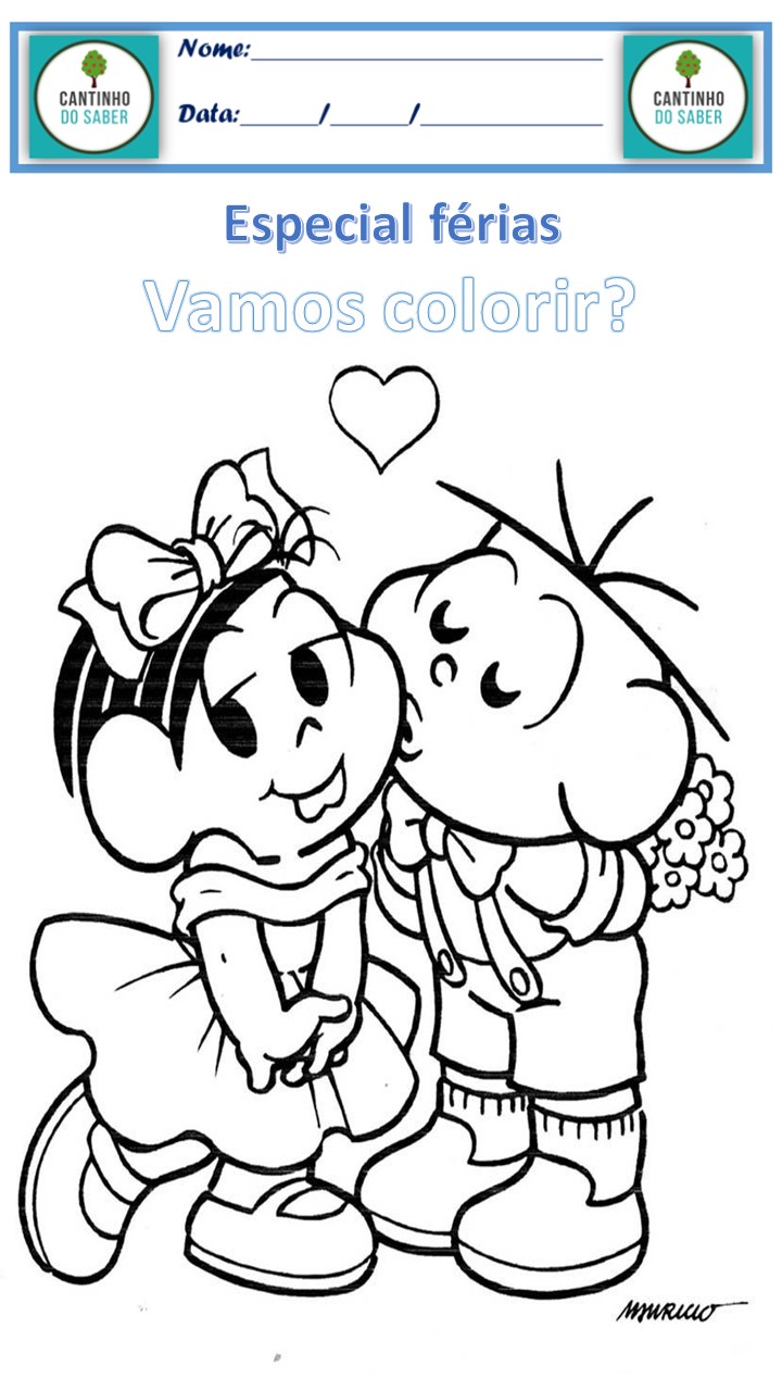 Desenhos do Cebolinha para pintar