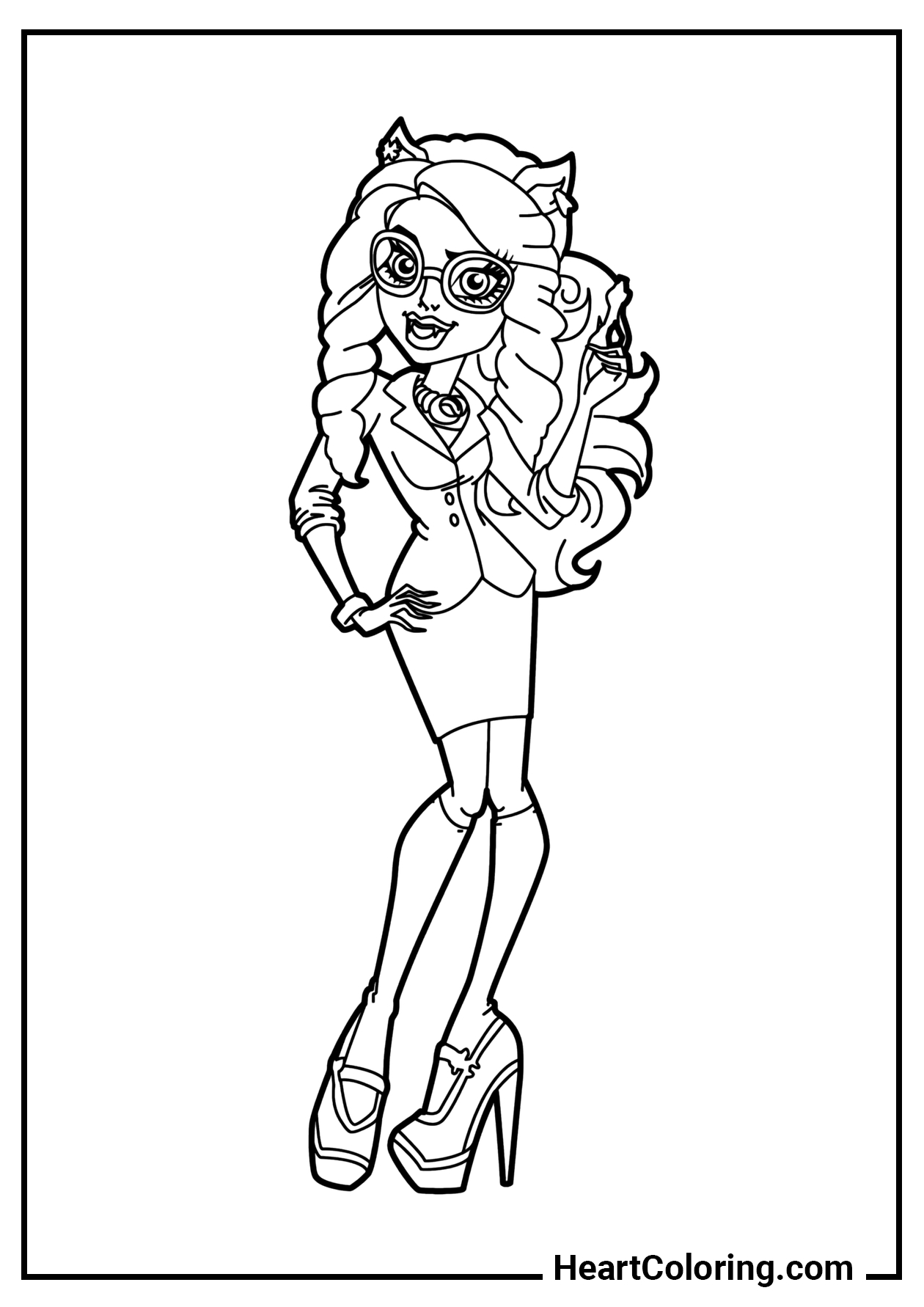 desenhos monster high para imprimir