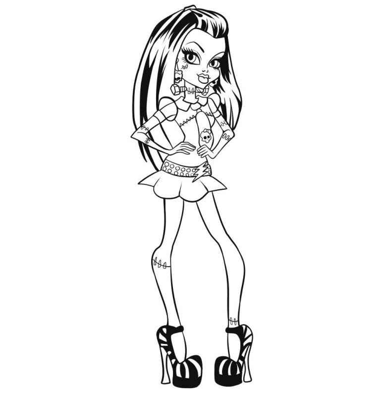 colorir monster high