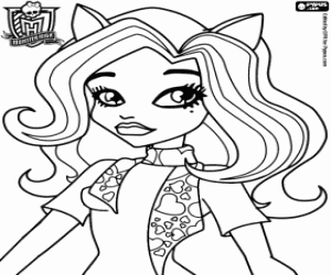monster high fan art para colorir