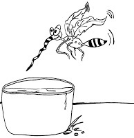 vetor mosquito da dengue para colorir