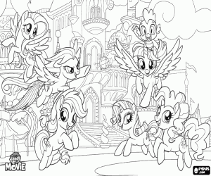 pinkie pie para pintar