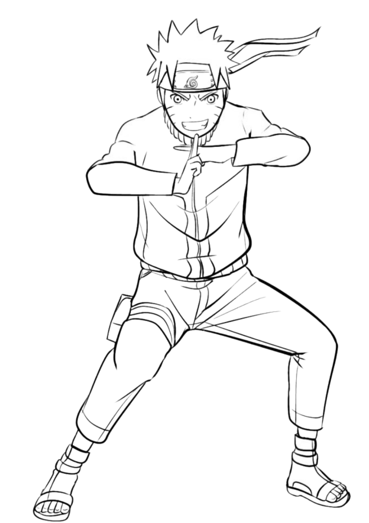sasuke para colorir