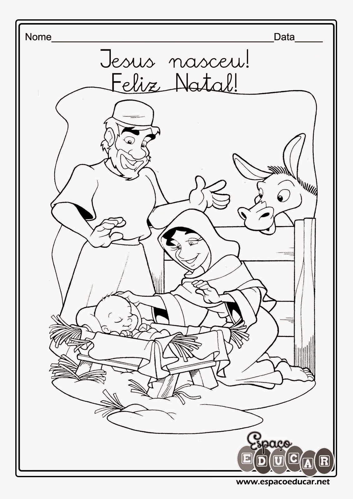 desenho reis magos para colorir