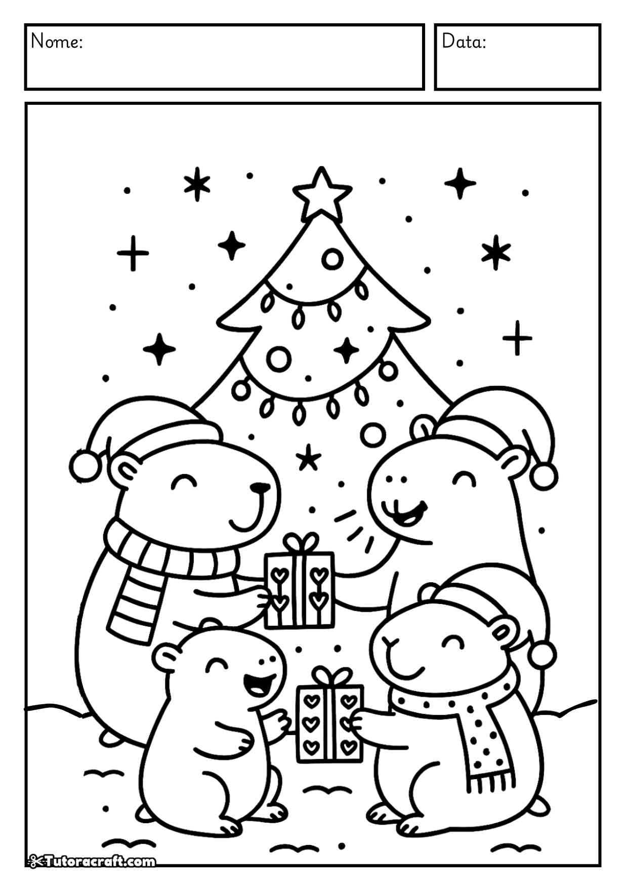desenhos de natal para imprimir grátis