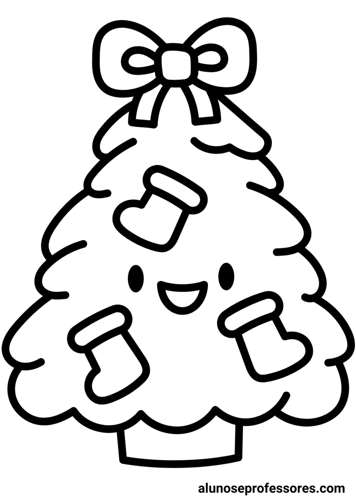 desenhos de natal para colorir em família