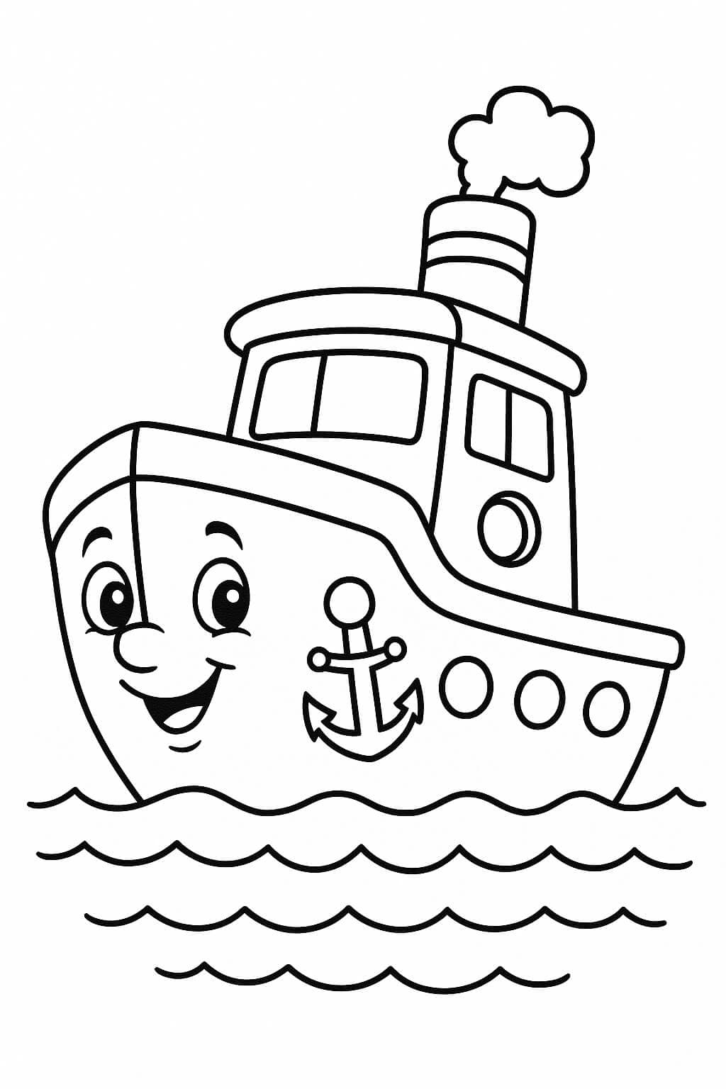 pintar navio em aquarela