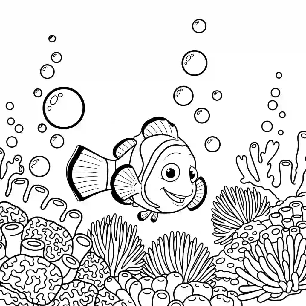 nemo para colorir