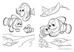 nemo para colorir