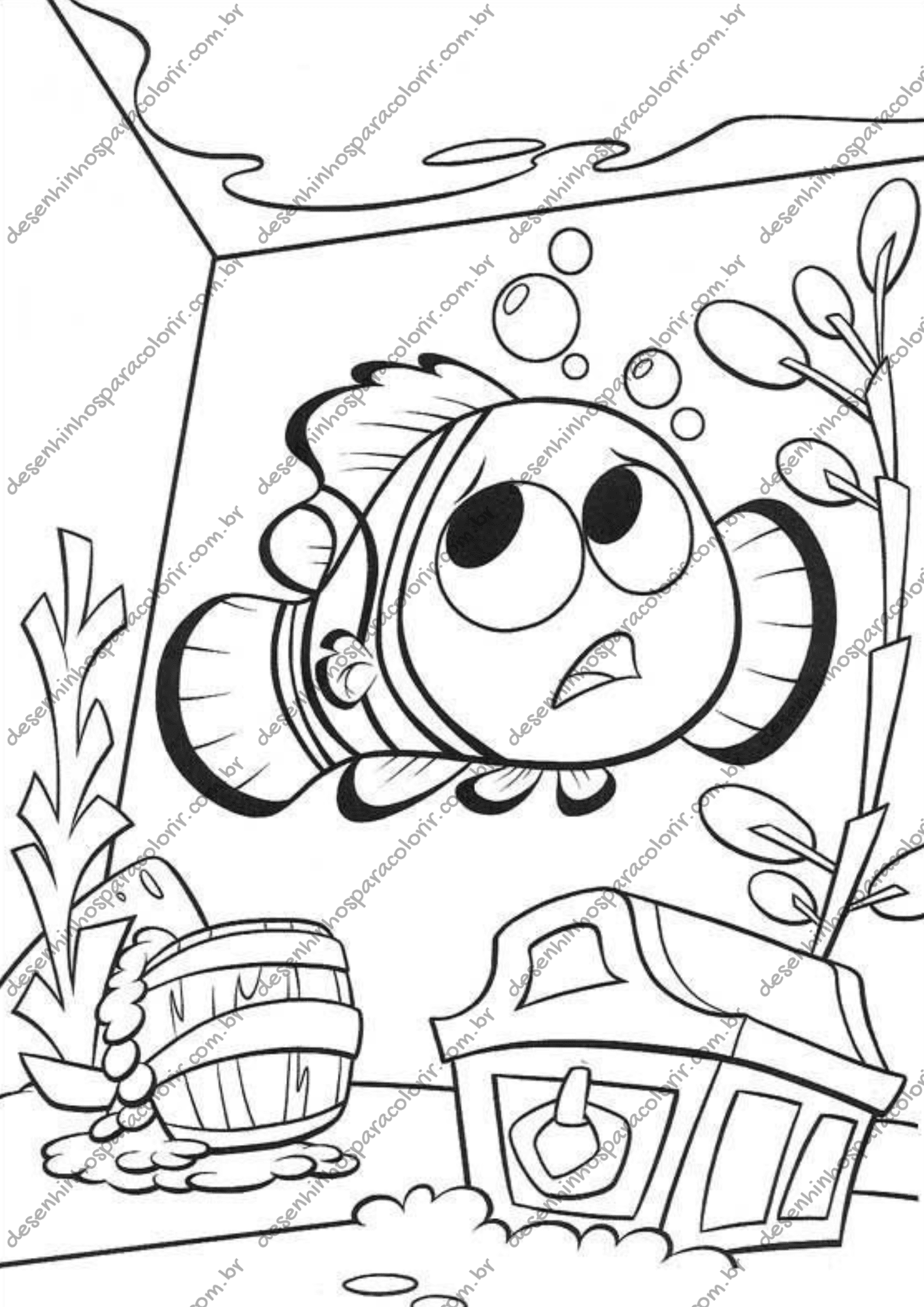 dory para colorir