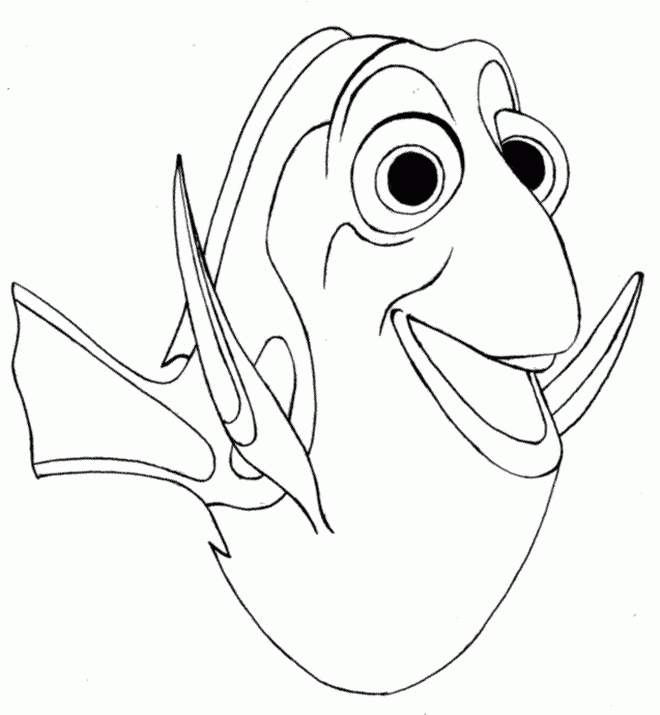 personagens procurando nemo para colorir