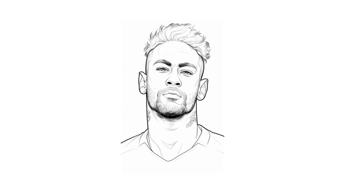 desenhos de jogadores de futebol para colorir