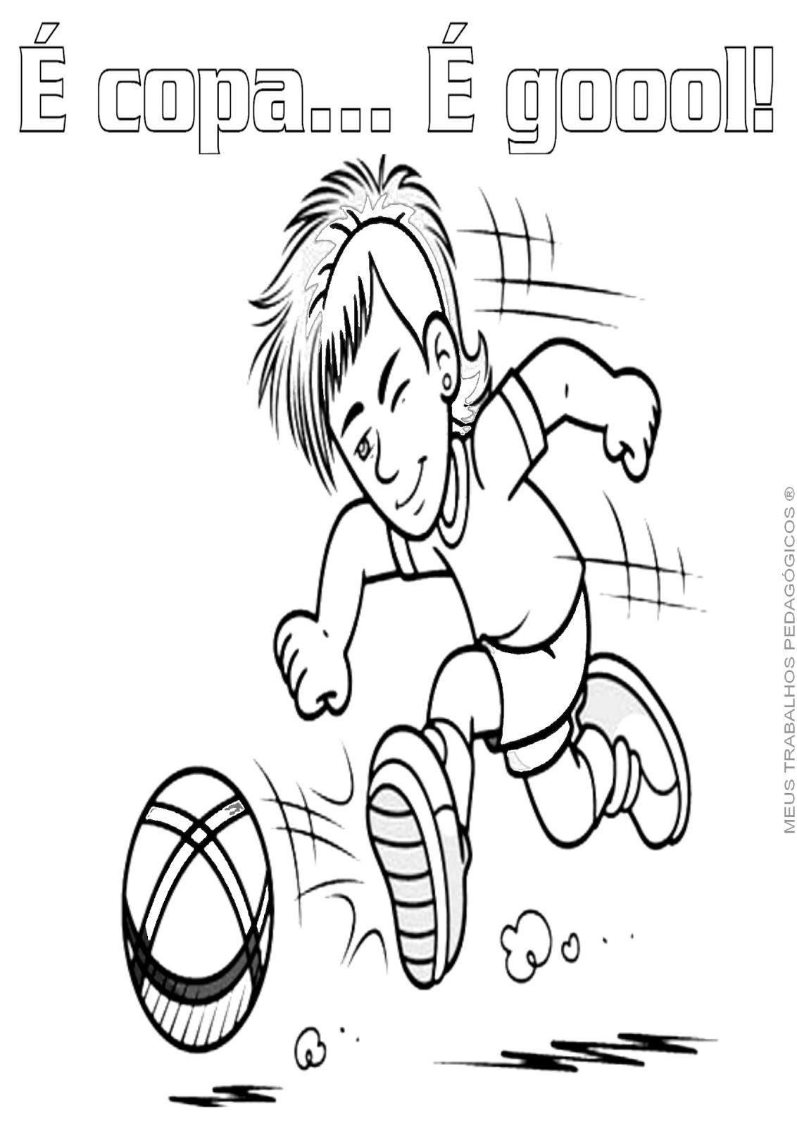 desenhos de jogadores de futebol para colorir