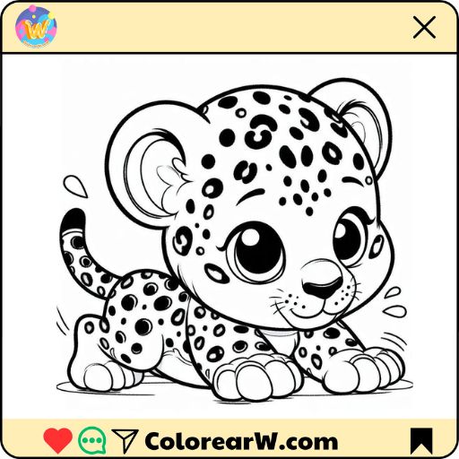 colorir onça pintada passo a passo