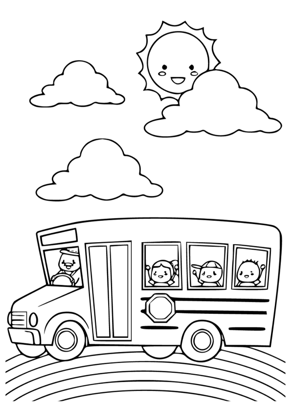 desenho de ônibus espacial para colorir