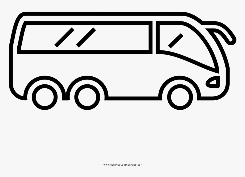 desenho de ônibus de corrida para colorir