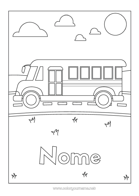 desenho de ônibus espacial para colorir