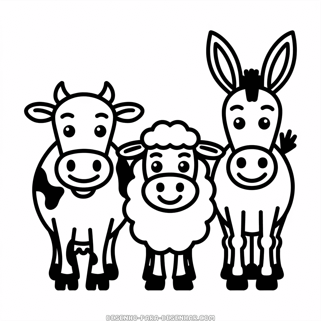 desenho de ovelha simples
