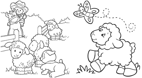 desenho de ovelha para colorir para imprimir
