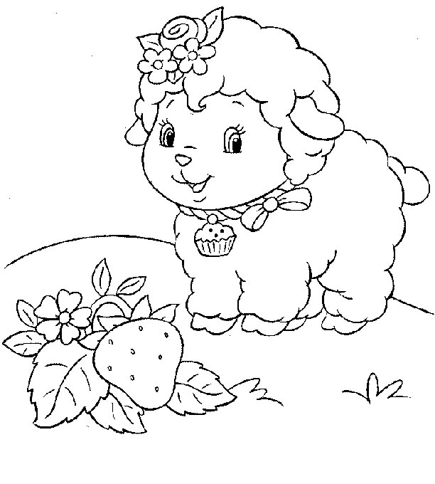 desenho de ovelha para colorir online