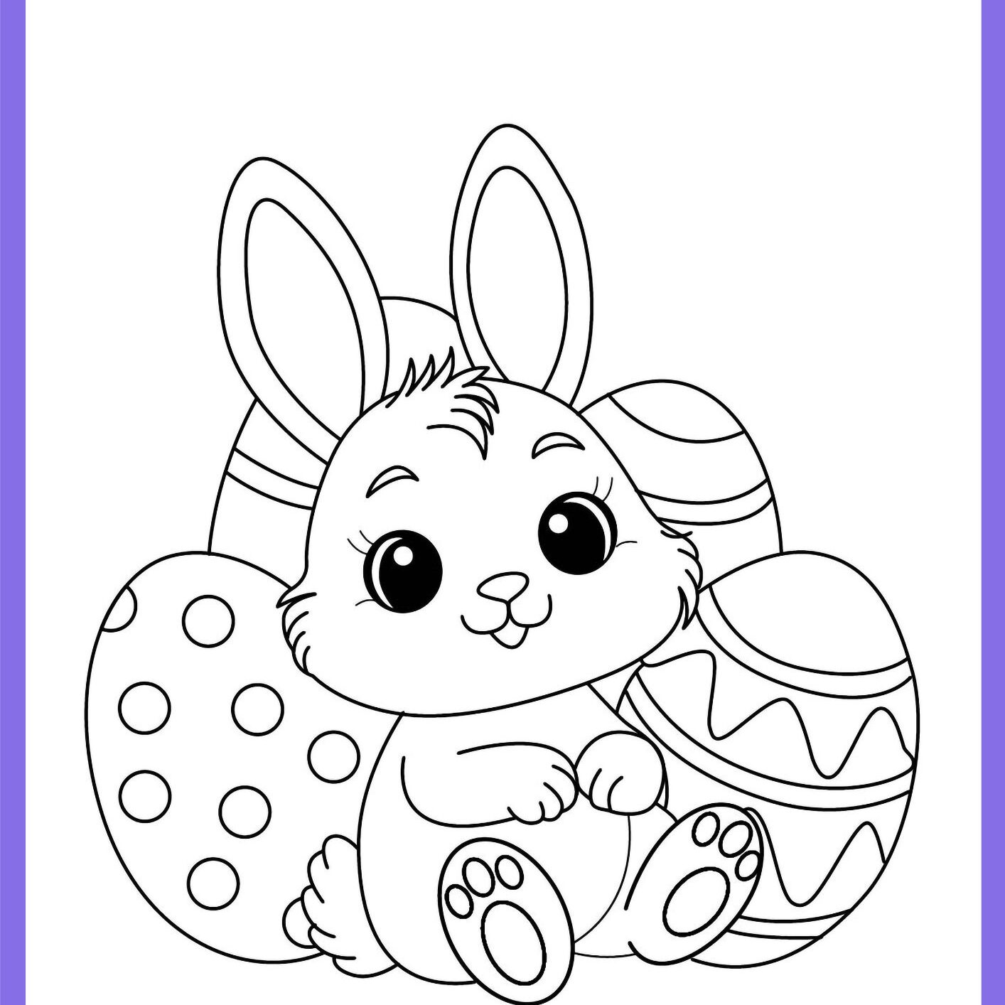 desenho de páscoa para imprimir grátis