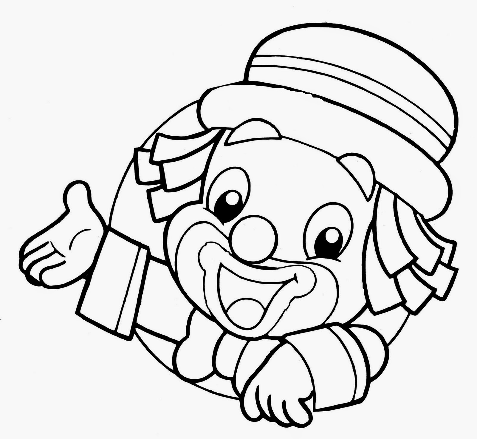 desenhos de palhaços para colorir