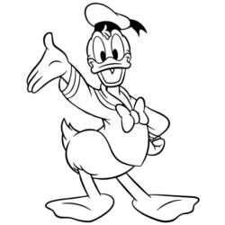 desenho de pato para imprimir e colorir