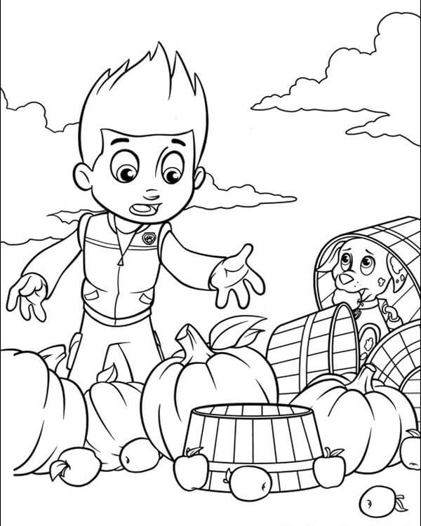 desenho do Rubble para colorir