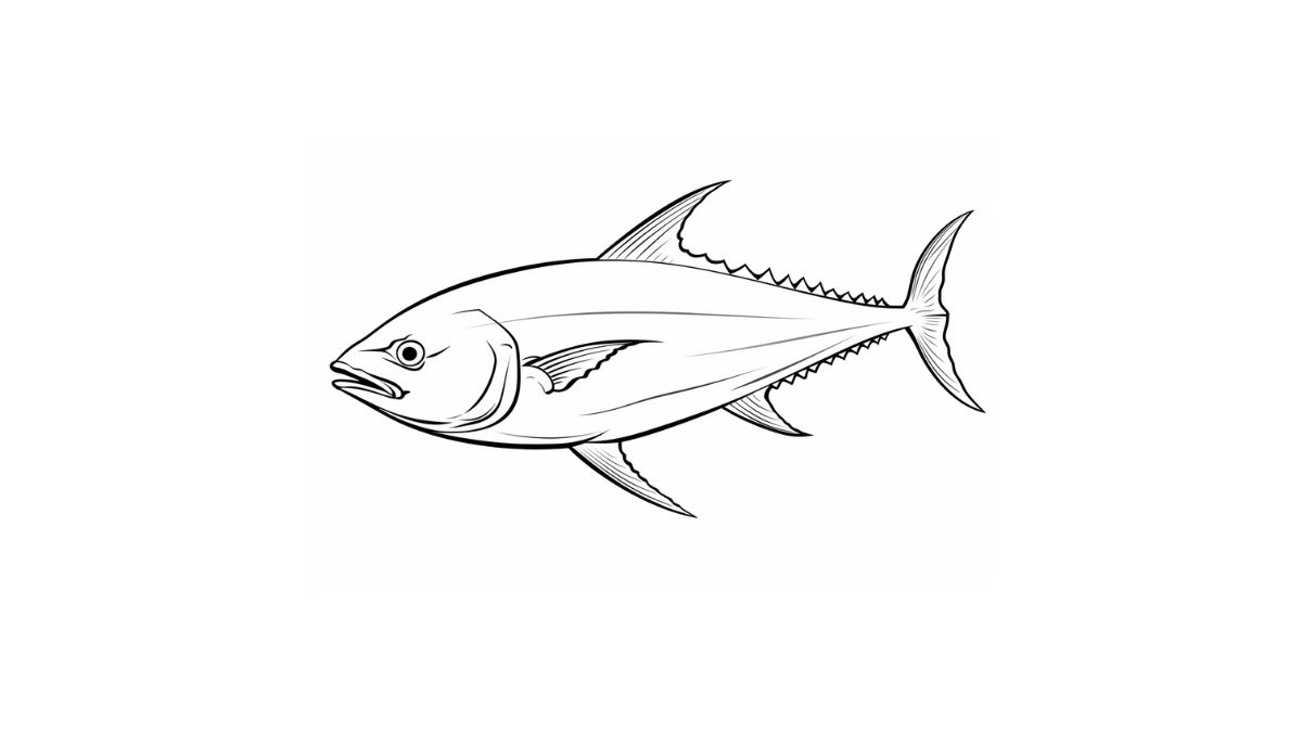 peixe para colorir infantil