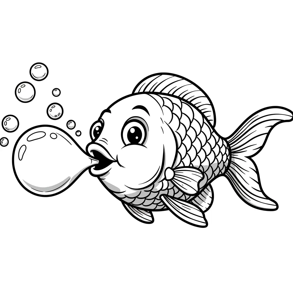 desenho de peixe beta para pintar
