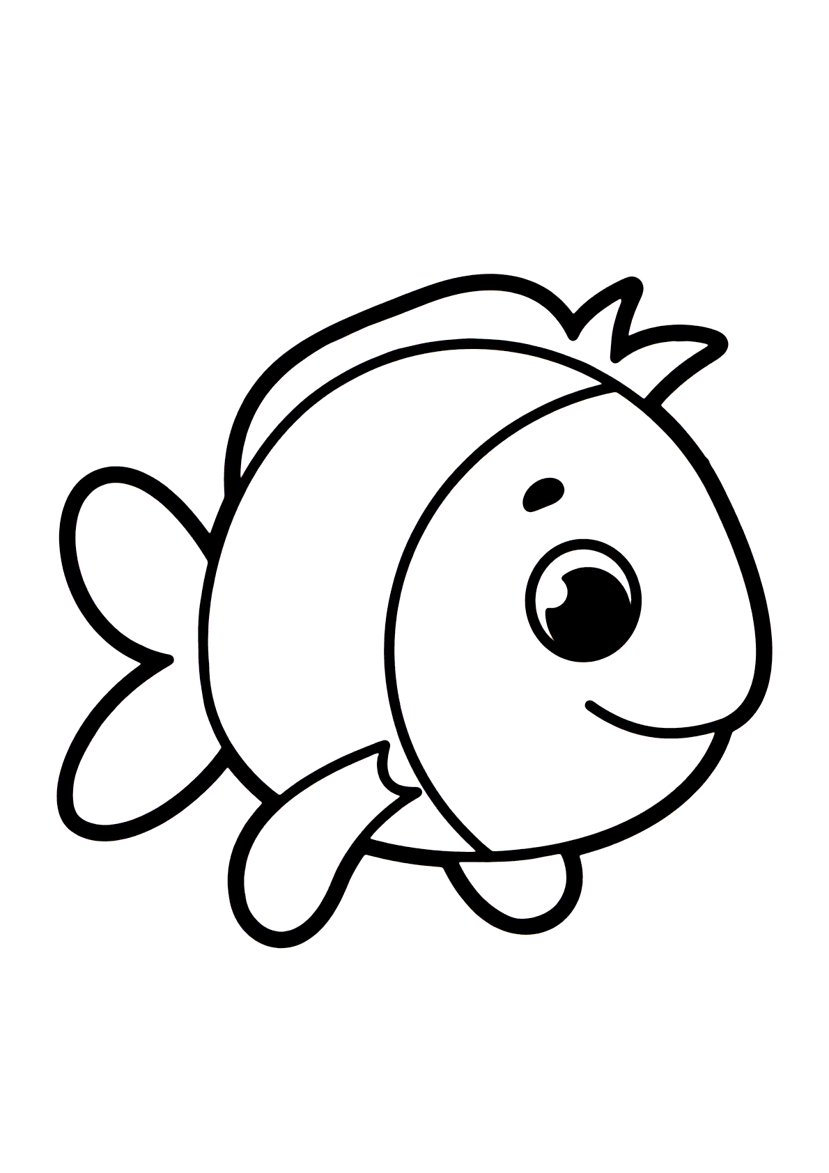 peixe aquario para colorir