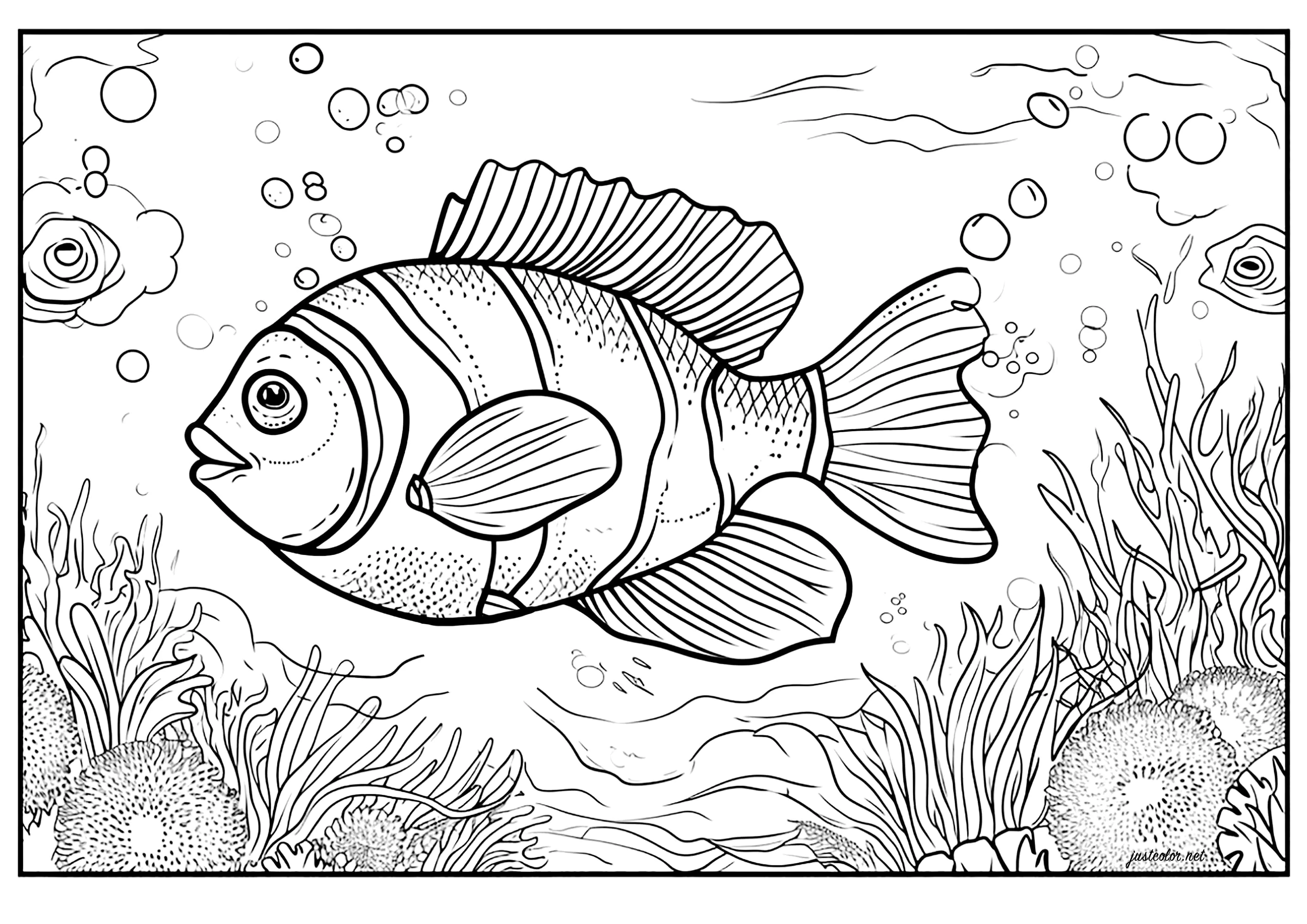 peixe dourado desenho