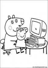 desenhos do george para colorir