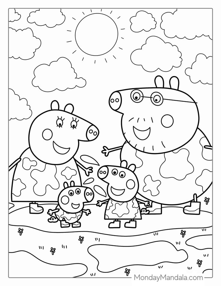 desenhos do george para colorir