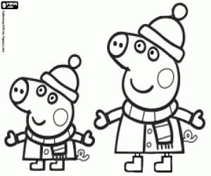 imprimir desenhos peppa pig