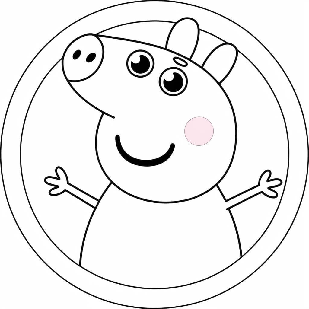 peppa desenho para colorir online