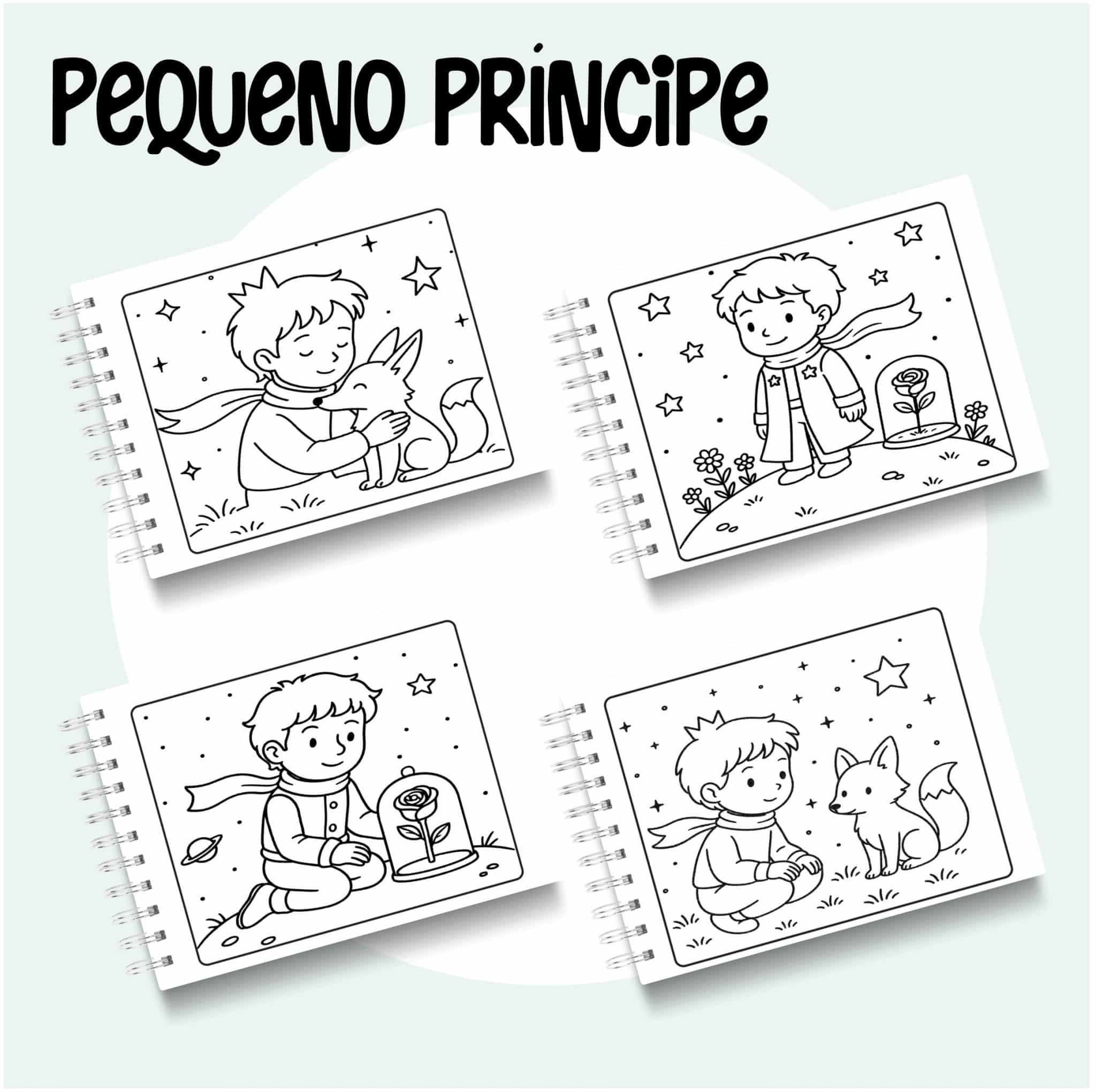 desenhos do Pequeno Príncipe para imprimir