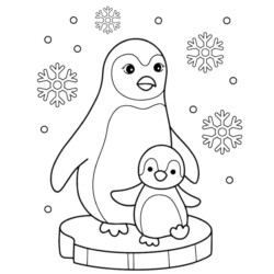 desenho pinguim realista para colorir