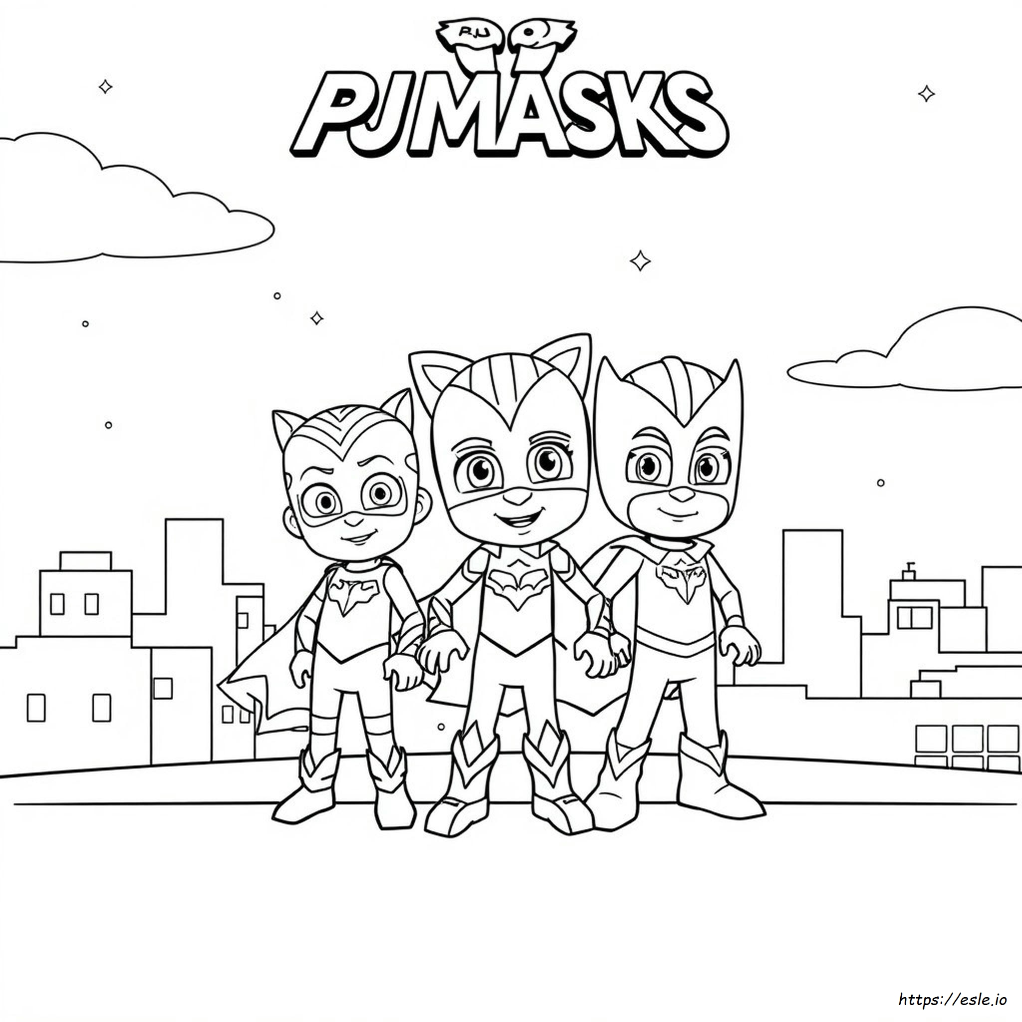 atividade infantil PJ Masks