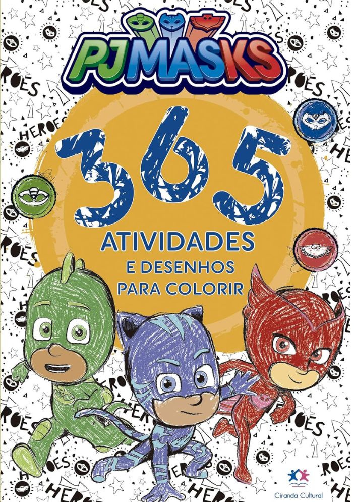livro de atividades PJ Masks