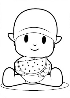 riscos do Pocoyo para artesanato