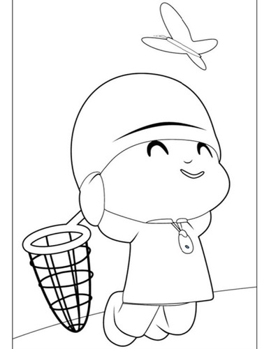 Pocoyo para pintar