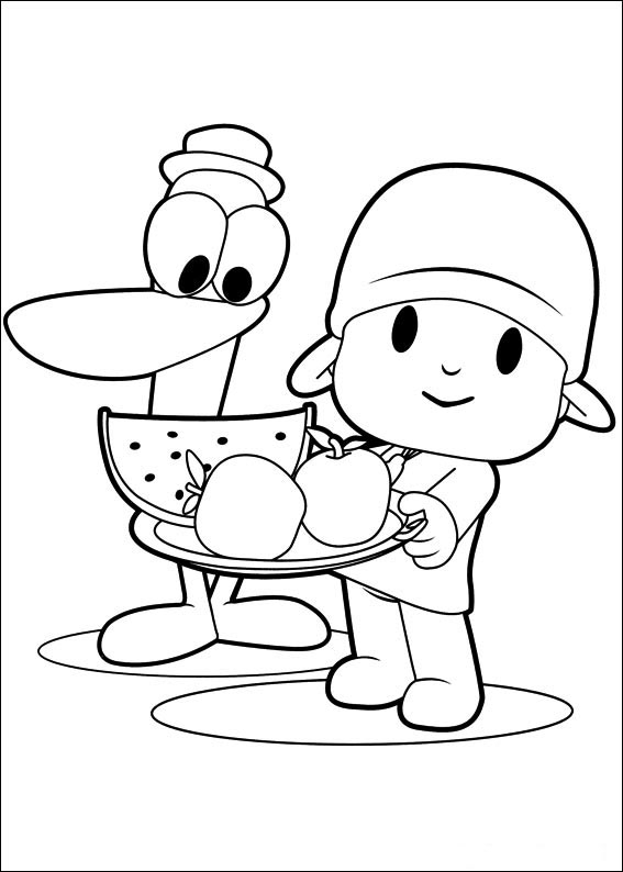 desenhos do Pocoyo para imprimir