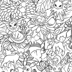 Eevee para colorir