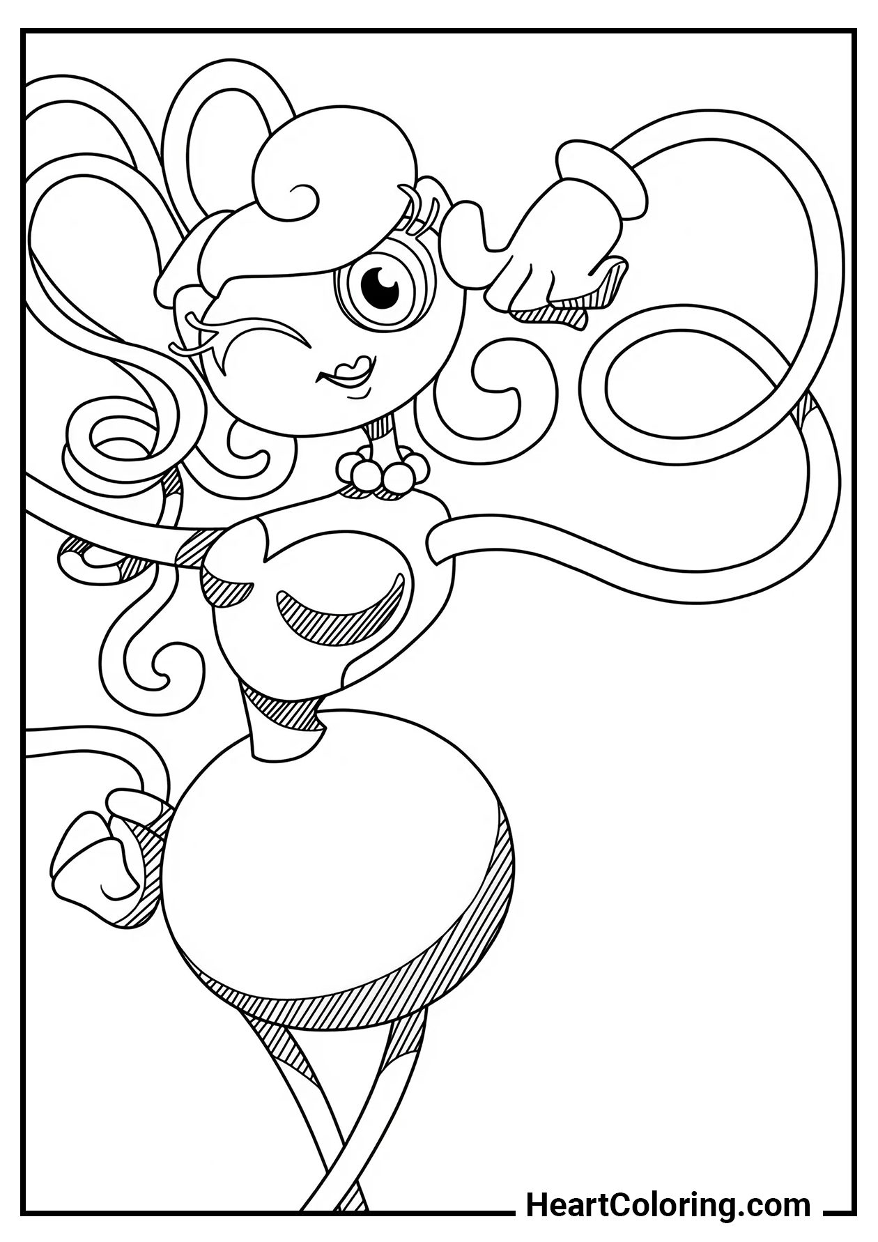 huggy wuggy para pintar