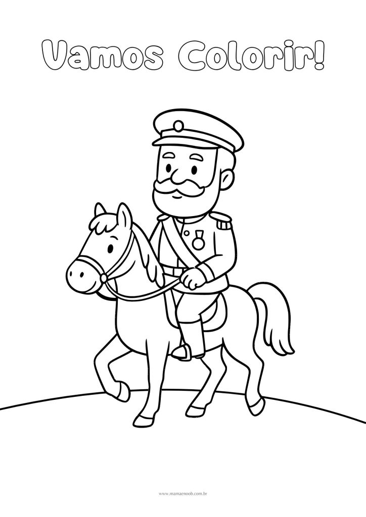 desenhos históricos para colorir brasil