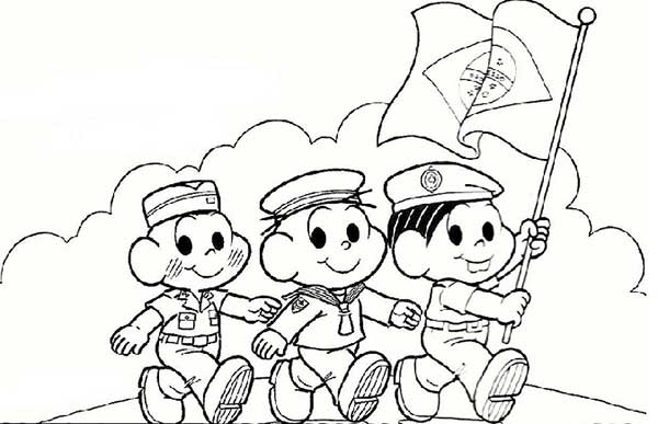 proclamação da república desenho para pintar